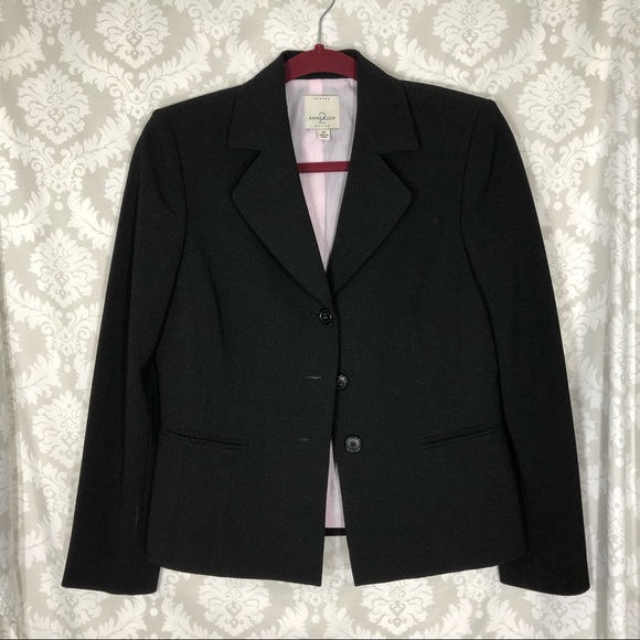 Anne Klein Petite Croppped Blazer Size 4 - Picture 4 of 5